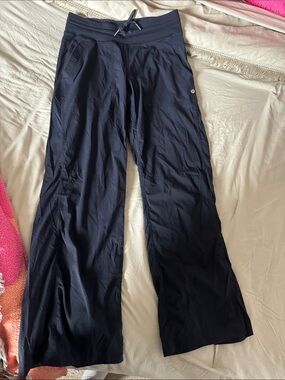 lululemon athletica Black Wide-Leg Drawstring Pants